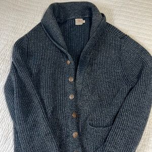 Faherty Brand Indigo Cardigan. XL